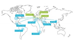 Trasporto merci in tutto il mondo